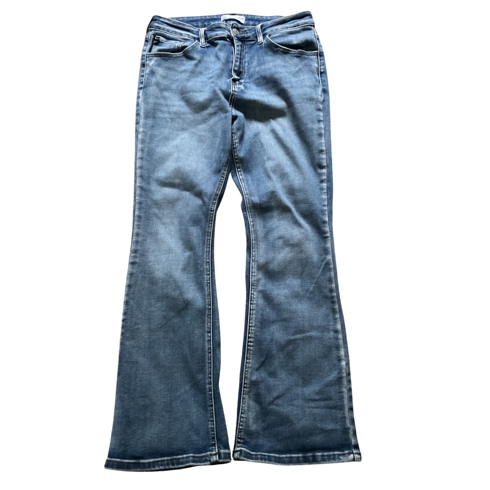 Kancan Essentials Womens Flare Jeans Medium Wash High Rise KC35001D-S 11/29